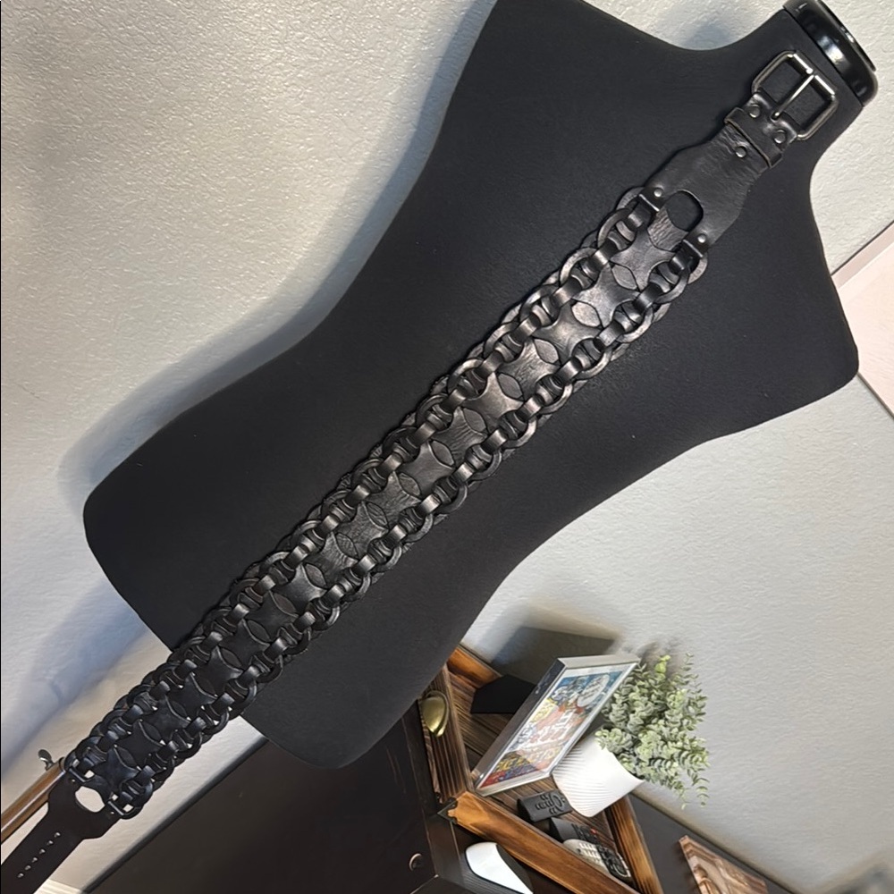 Black Leather Belt